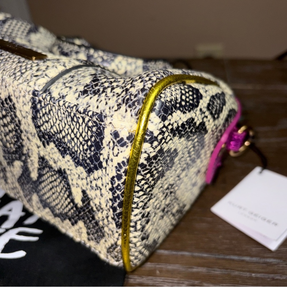 Kurt Geiger Multicolor Python Snakeskin Design Sa… - image 11